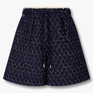 [지컷]허니비 패턴 밴딩 데님 쇼츠 (7215230203)