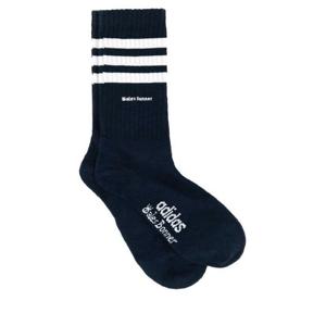 웨일즈보너 X 아디다스 남성 네이비 Bonner 면 크루 삭스 JV8684 NTNAVYCWHITE