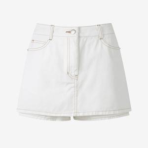 [쥬크]랩 데님 스커트 팬츠_Z252PSA413