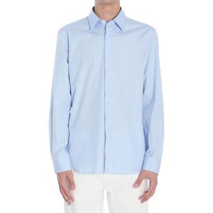 구찌 남성 연하늘 면 긴팔 셔츠 810659 Z7AME 4910