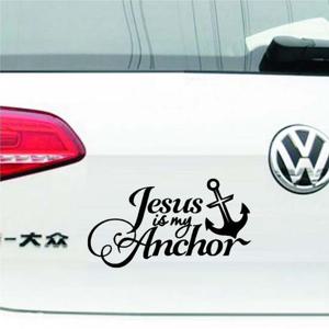 S 지저스 앵커 스티커 B02 / DIY 자동차 주유구