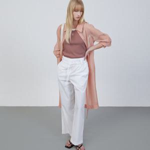 [쥬크]시스루 롱 벨티드 셔츠 (Z252MSC016)