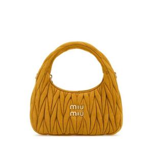 미우미우 여성 오렌지 스웨이드 토트백 5BC125VOOYAB7O F0R55