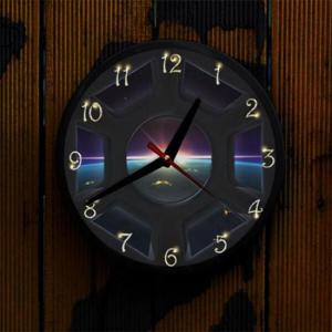 아트박스/꾸밈 ni100-LED시계액자25R_우주에서바라보는일출