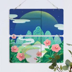 아트박스/꾸밈 nn724-멀티아크릴액자_산수화(2단)