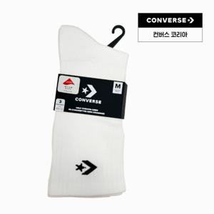 [컨버스공식] 컨버스 베이직 삭스 화이트 3PK UC0571-001