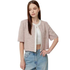 [시슬리]페리노 라운드넥 트위드 자켓(SAJK41531