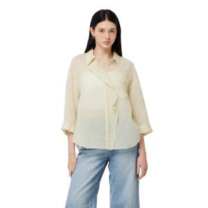 [시슬리]안젤라 스트라이프 러플 단작 셔츠(SAWS49531)