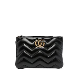 구찌 여성 블랙 파우치 클러치 777255AAC741000