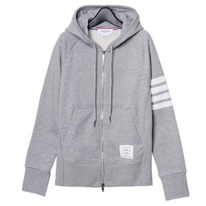 라프리마 톰브라운 4바 스트라이프 RWB 탭 루프백 져지 니트 후드짚업 MJT022H 00535 068