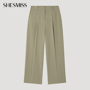 [쉬즈미스] 원 턱 와이드 셋업 팬츠_SWSSLP32030_BE