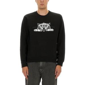 겐조 남성 블랙 스웨트셔츠 FF65SW1504MF_99J