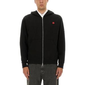 겐조 남성 블랙 짚업 후드 FE65SW2254MF_99J