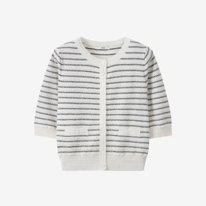 [쥬크]스트라이프 라운드넥 가디건 _Z252KSL312