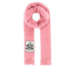 알렉산더맥퀸 여성 연핑크 Alpaca 알파카 울 머플러 8357073E78Q 5900