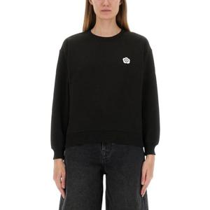 겐조 여성 블랙 BOKE FLOWER 20 꽃 스웨트셔츠 FF52SW1804MF_99J