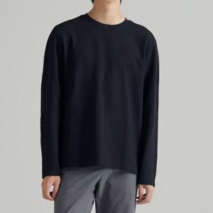 뉴발란스긴팔티 KQJ NBNDE32023-19 남성 THE TRACK 프레쉬 와플 니트 (SEMI OVER FIT)