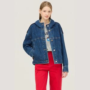 [베네통]강아지 니트 후드 데님 점퍼 (BAJP09511)