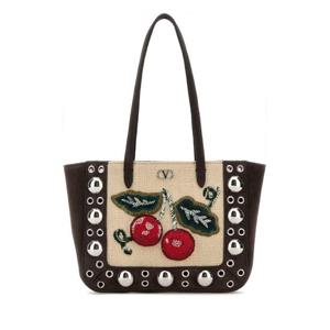 발렌티노 가라바니 여성 브라운 미니 쇼퍼백 7W2B0R89HCB AYG