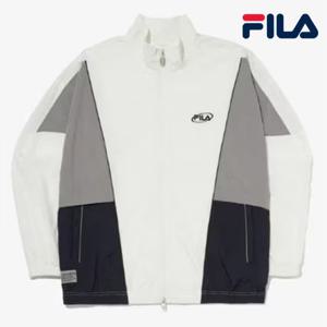 [휠라]휠라 유니 라이프 컬러 블럭 바람막이 FS2JKG1102X OWH _