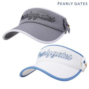 파리게이츠  여성 엠보 로고 사이드 리본 썬바이저 521E3CP001 BJ