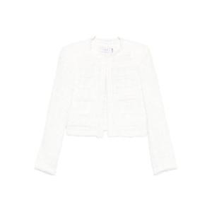 이로 여성 화이트 트위드 자켓 SAFIRA WP07WHI01