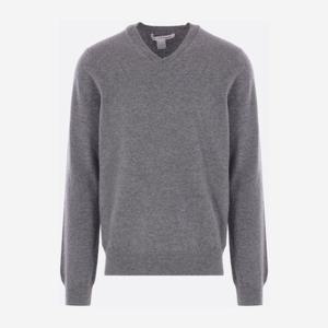 꼼데가르송 브이넥 롱 슬리브 리브 트림 스웨터 FZN107PER 3TOP