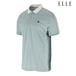 엘르골프 세이브존01 남성 어깨 배색 폴로 티셔츠 6J35208 740