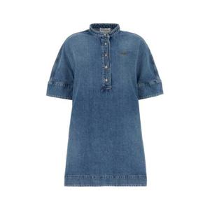 지방시 여성 블루 데님 미니 드레스 BW22GA516W 420