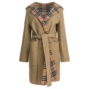 버버리 여성 베이지 미들 코트 8113069