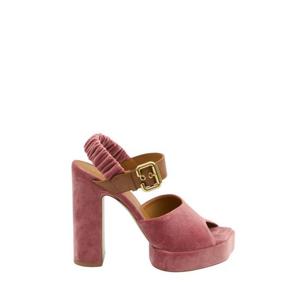 끌로에 여성 핑크 플랫폼 샌들 CH25A11XSW 6Q3