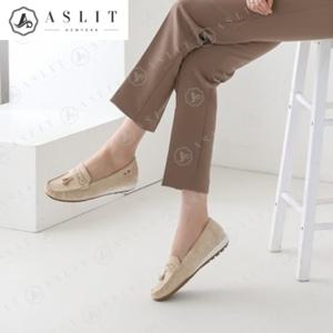 [애슬릿] 메탈 태슬 팁 플랫 캐주얼 드라이빙 로퍼