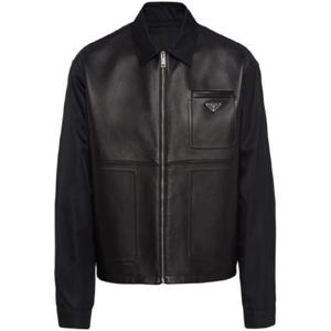 프라다 리나일론 가죽 재킷 SGC182S2311WQ8