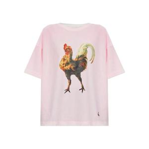 비비안웨스트우드 루스터 프린트 티셔츠 3G010040J009R