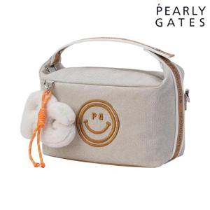 파리게이츠 (521E3BG007BG) 여성 스마일 투웨이 파우치백 & 퍼 키링