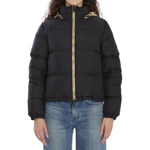 버버리 여성 블랙 숏 패딩 8110250 A1189