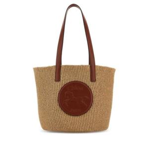 끌로에 여성 베이지 Horse 라지 라피아 쇼퍼백 C25SS591O82 27S