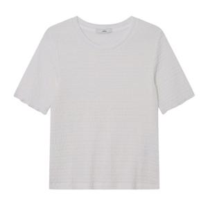 [더레노마] 플리츠 반팔 티셔츠 R2G22JTS050