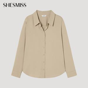 [쉬즈미스] 레귤러 오픈 카라 셔츠_SWWSTP32020_BE