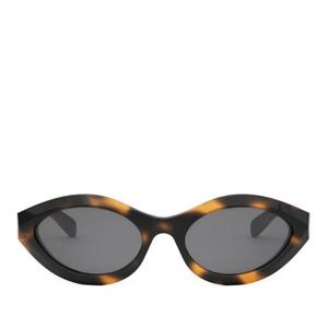 셀린느 토르토이즈쉘 오벌 캣아이 선글라스 CL40311I 53A