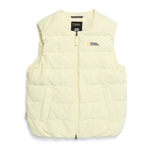 N254UDV920 헤론 U넥 경량 구스다운 베스트 LIME