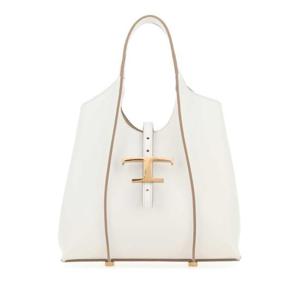 토즈 여성 화이트 마이크로 레더 호보백 XBWTSBA9100Q8E B015