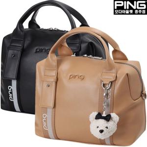 [핑]여성 키링 로고 웨빙끈 토트백 121D3BG054_BB_CJ