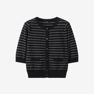 [쥬크]스트라이프 라운드넥 가디건 _Z252KSL302