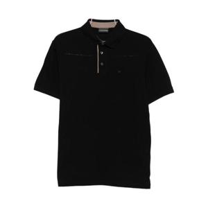 엠포리오 아르마니 남성 블랙 반팔 폴로 EM002142 AF12955UC001