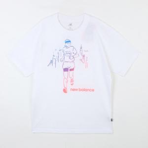 M 뉴발란스반팔티 TQK NBNEFCOG53-10 MT53934 UNI Runner 그라데이션 그래픽 반팔티
