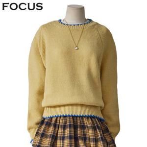 [포커스]도톰짜임배색니트 FS5A7KT0007_SH