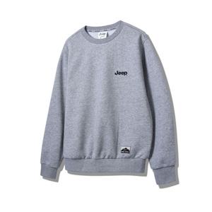 [지프]JP1TSU802 지프 베이직 ICONIC 맨투맨 2024년 멜란지그레