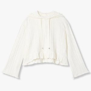 [지컷]스카시 후드 니트 풀오버 (7215250403)