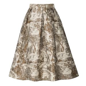 [포커스]애니멀 자가드 볼륨 스커트 PBINF5F1SK8021